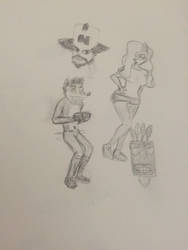 crash bandicoot doodles