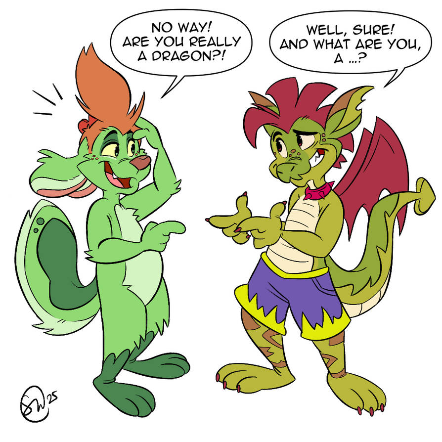 Buff Scaly Fuzzy scaly meeting by Foxlover91 on DeviantArt