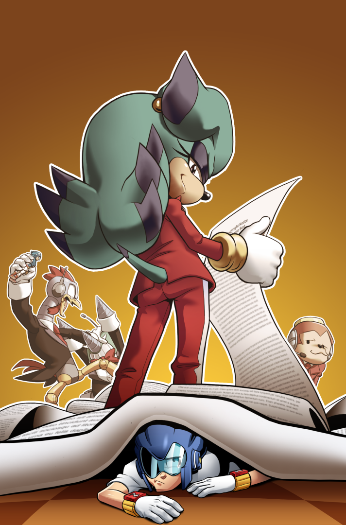 Sonic Man 14 Faux Cover