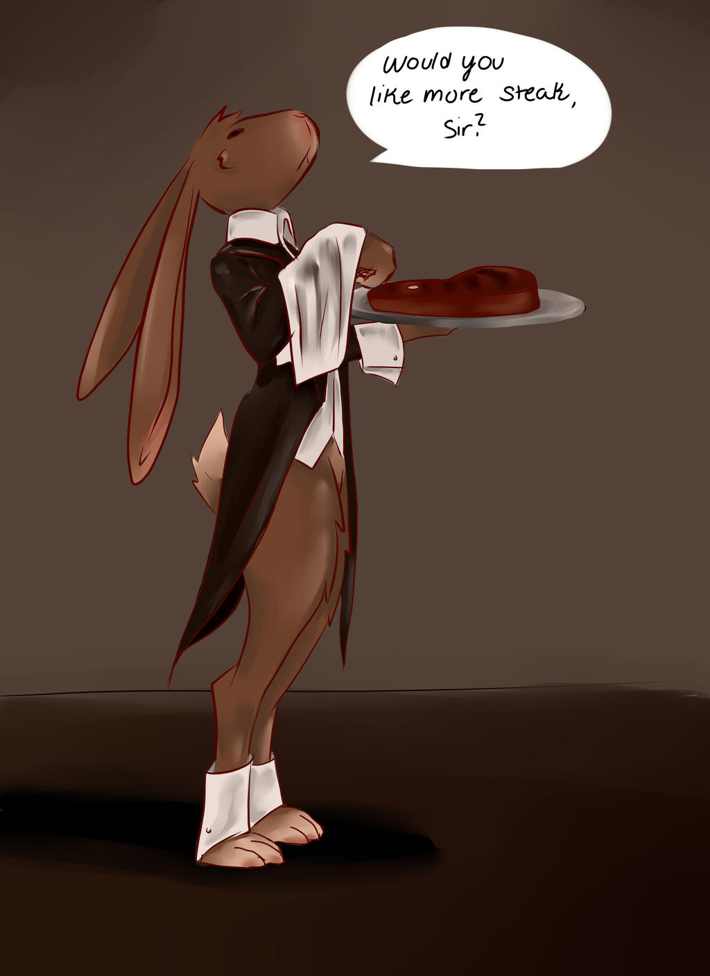 Vtuber Rabbit Butler Bunny Butler by Bunbundragon on DeviantArt