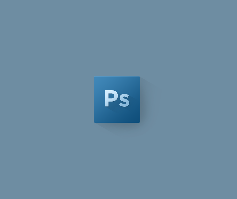 Photoshop Flat Icon