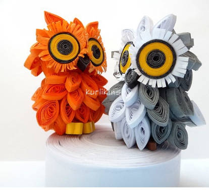 3D Quilling:Little Owls