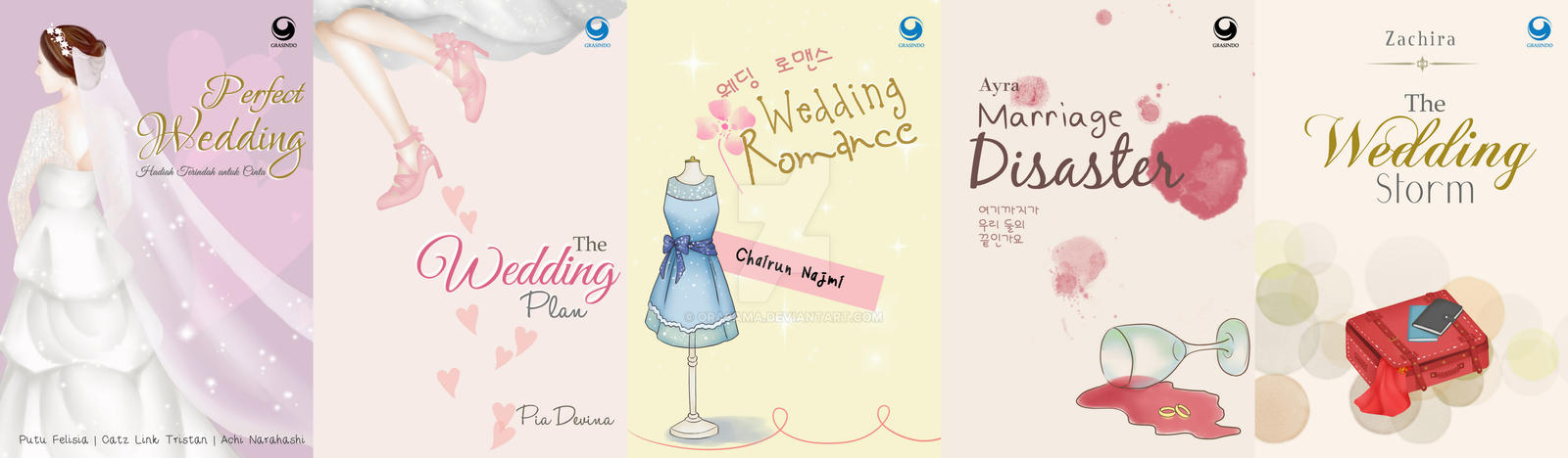 Book Cover-Wedding Set