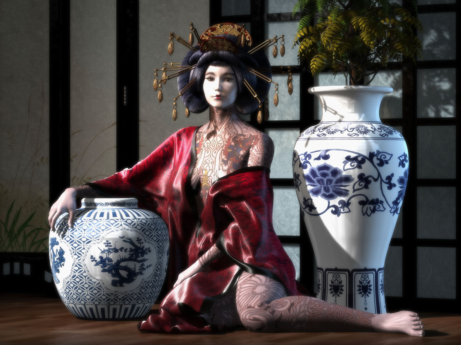 Geisha Mandrake~ by SOISO by SOISOart on DeviantArt