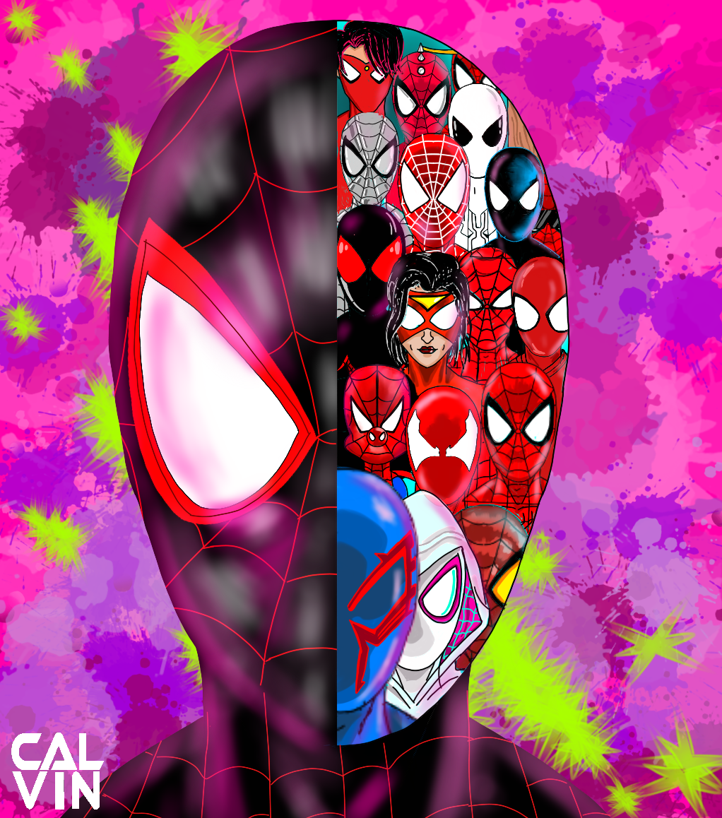 Spiderman across the spider verse poster - V2 by artoflegion56 on