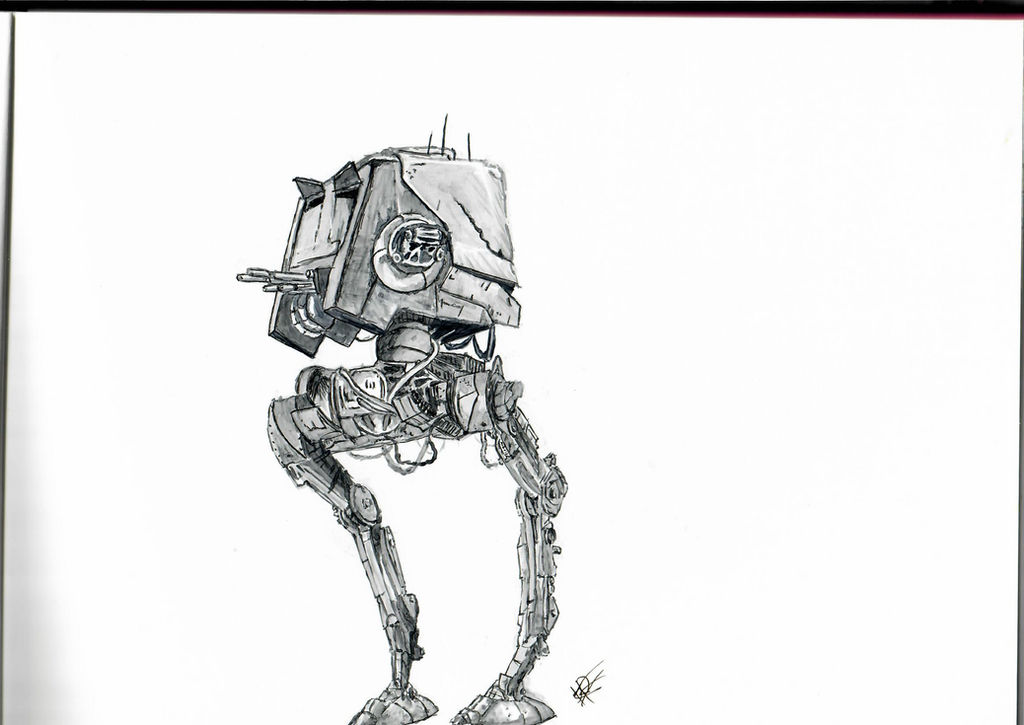 At St Deviantart AT-ST starwars fan art by Boqvist on DeviantArt