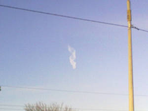 Strange cloud in the sky