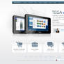 Tegatech Homepage mock-up