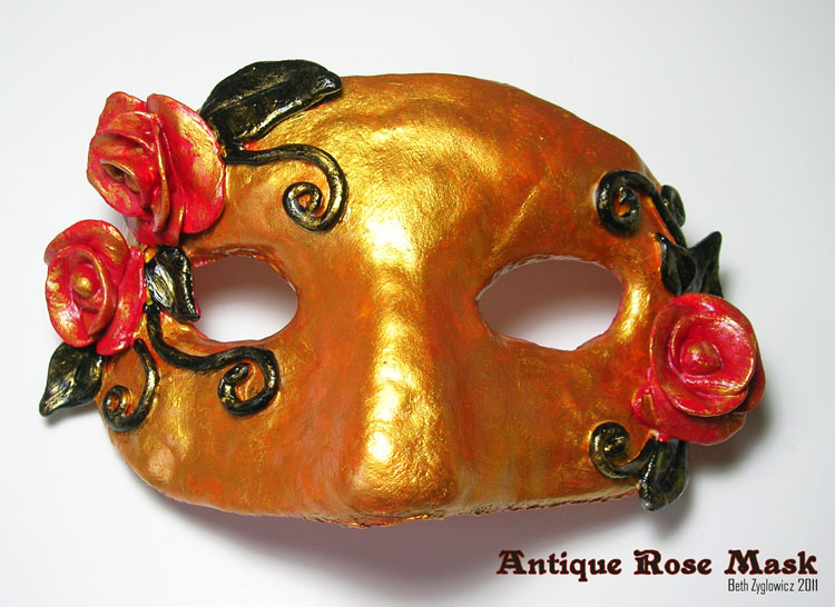 Antique Rose Mask