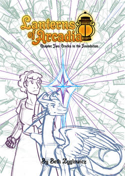 Lanterns of Arcadia - Book 2 Cover sketch
