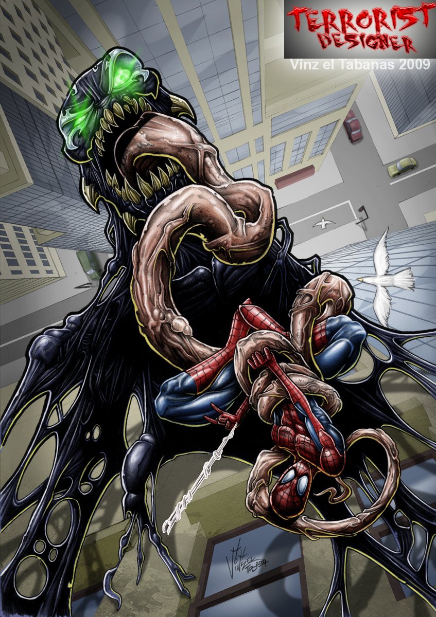 Spiderman_vs_Venom_color