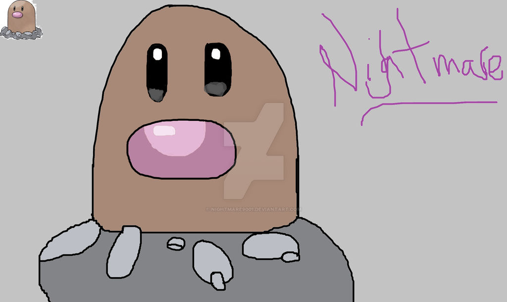 Diglett Fanart Diglett by Nightmare9001 on DeviantArt