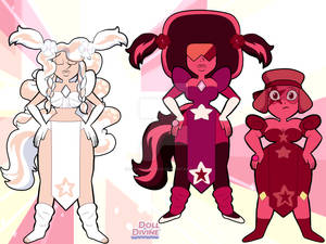 1.Diamond 2.Thulite 3.Star Ruby OPEN