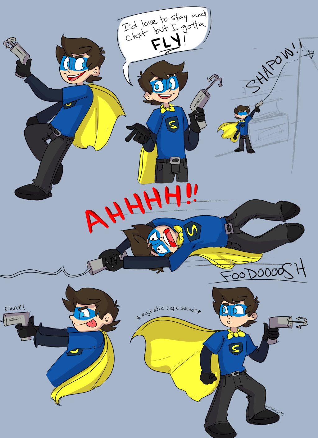 Superdude!: Grappling Hook by lewisrockets on DeviantArt Superdude!: Grappling Hook by lewisrockets on DeviantArt