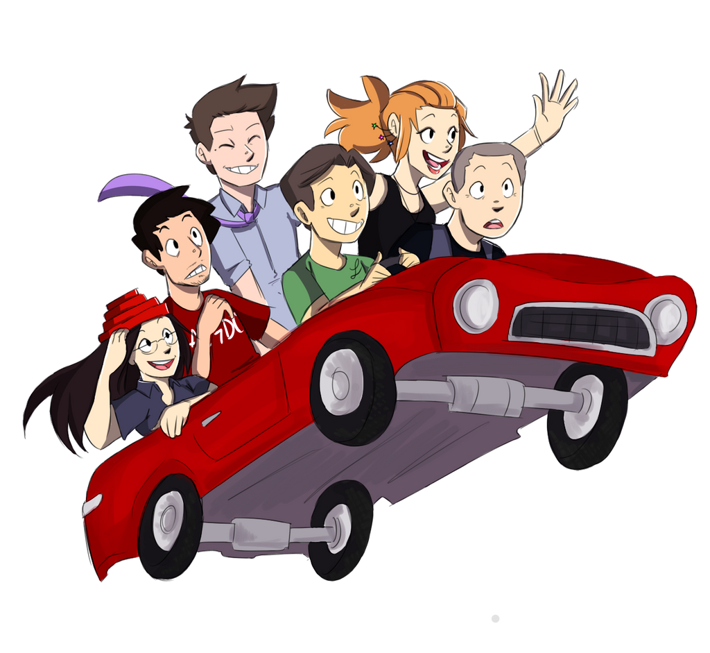 COMMISSION: FBR Car jumping by lewisrockets on DeviantArt