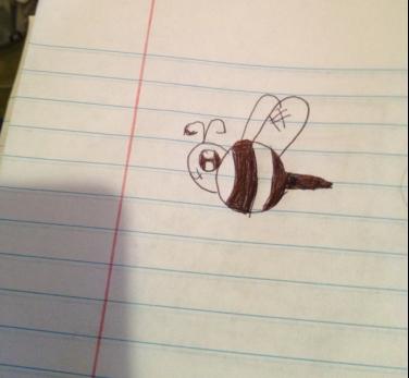 a bee i drew