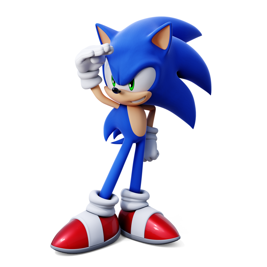 Remake of my first modern Sonic render by Geki696 on DeviantArt