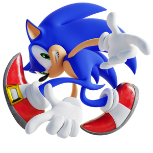 Sonic Adventure Pose 3D Remake Variant