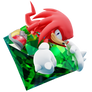 Knuckles - Guardian of the Master Emerald - Render