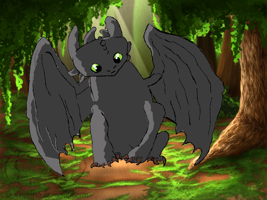 Toothless Tree Toothless In Forest Copy by UnknownArtistMC on DeviantArt