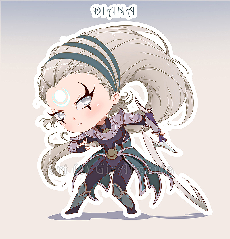 Chibi Diana - League of Legends