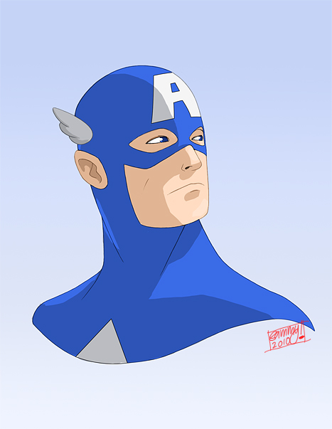 Captain America Bust By Sammy514 On Deviantart