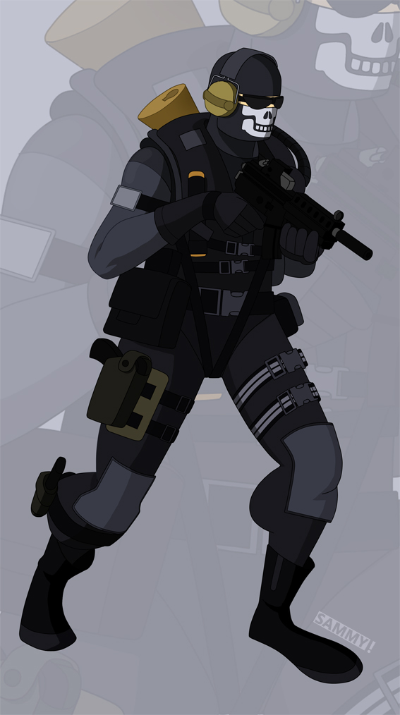 Simon Ghost Riley (Call of Duty) by DexelArt0 on DeviantArt