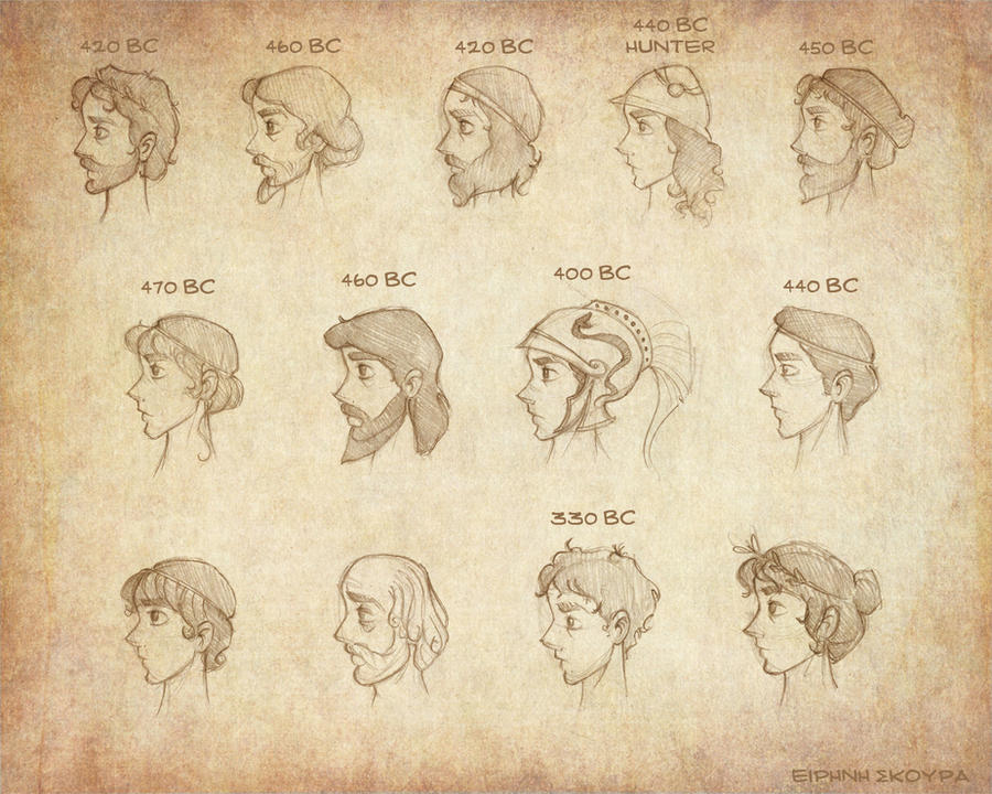 Ancient Greek Hairstyles_male by Ninidu on DeviantArt
