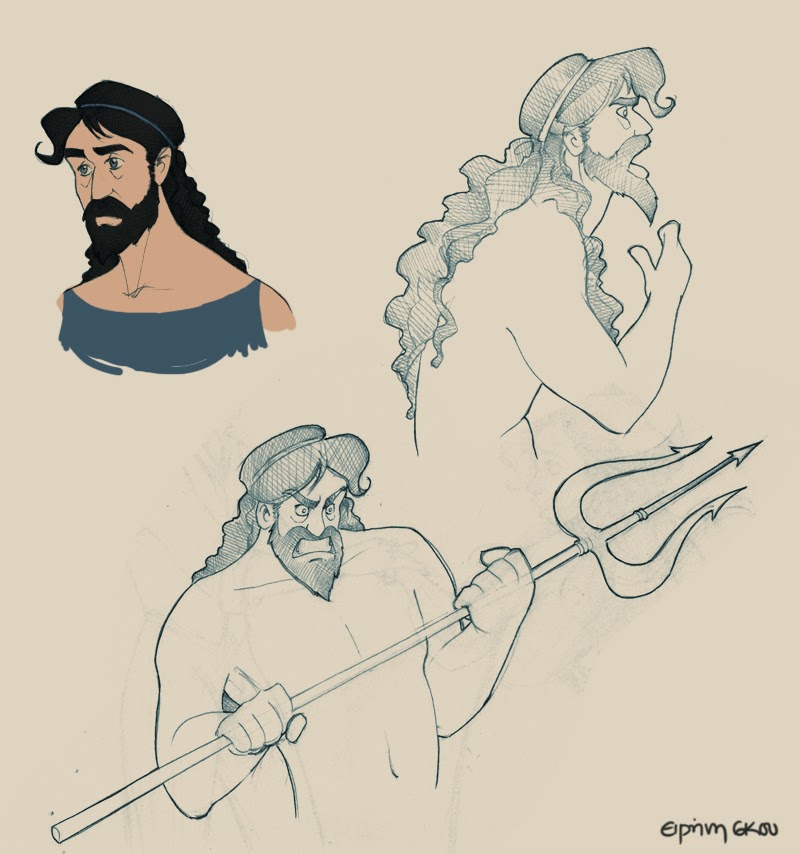 Poseidon doodles