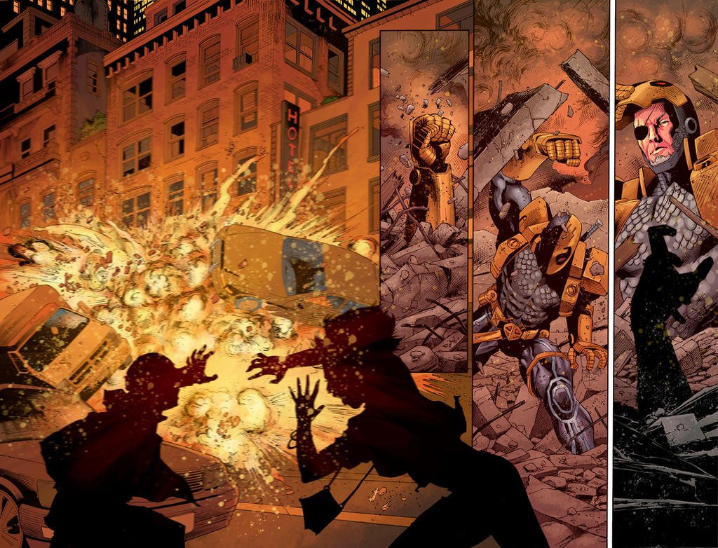Deathstroke Issue 8 Pages 14 And 15