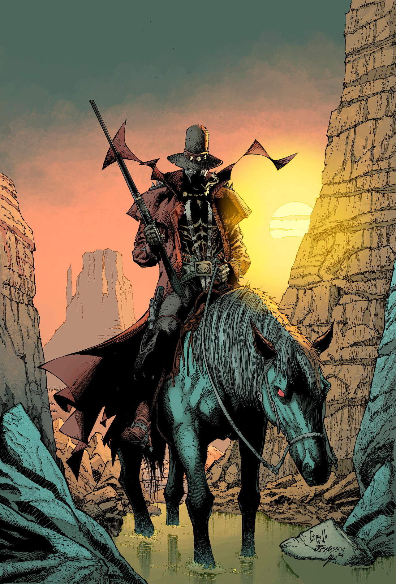 Hellslinger Spawn Gunslinger Spawn by apalomaro on DeviantArt
