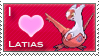 Latias Love Stamp