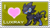 Luxray Love Stamp by SquirtleStamps