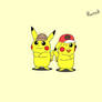 Harry's Pikachu and Ash's Pikachu