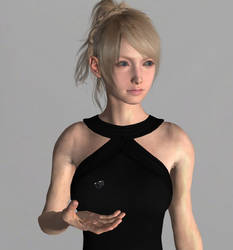 Lunafreya Fleuret [black dress]