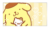 pompompurin stamp by SwiftyNifty