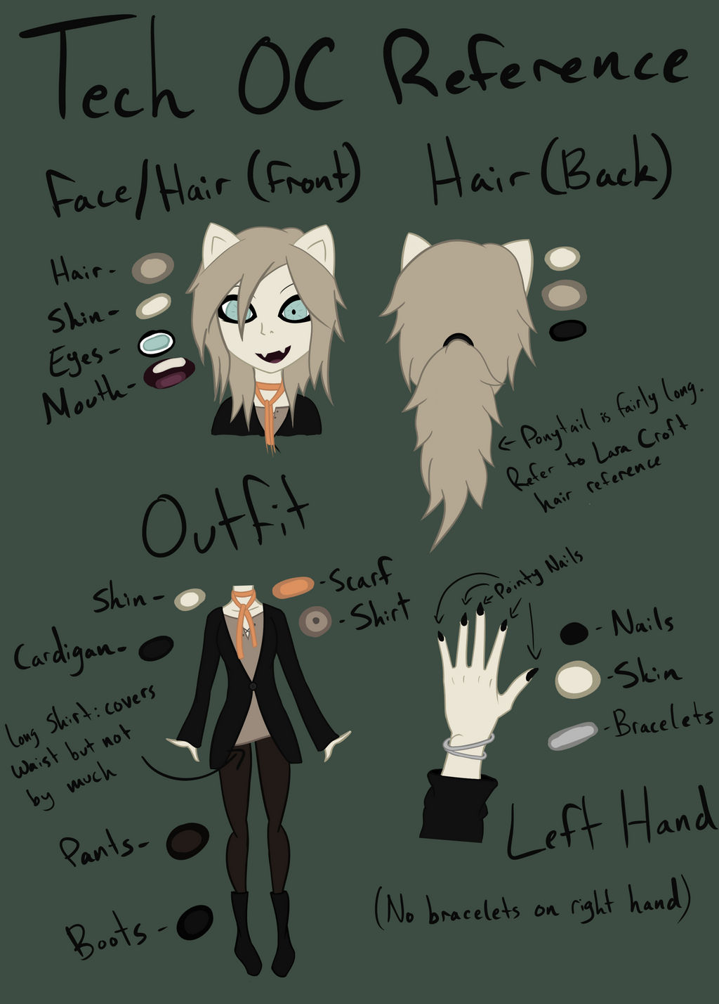 Tech OC Reference Sheet by Technicalogical on DeviantArt