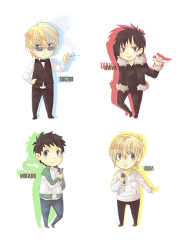 durarara! chibis