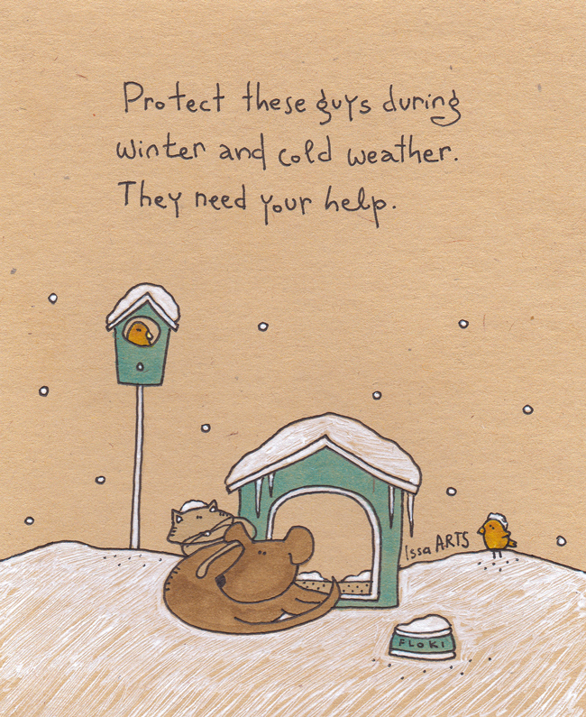 Help animals during winter! by IssaArts on DeviantArt Help animals during winter! by IssaArts on DeviantArt