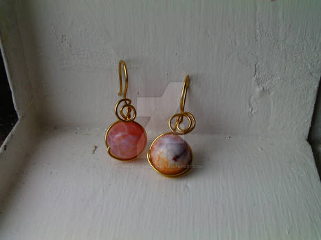 Fire Agate Earrings