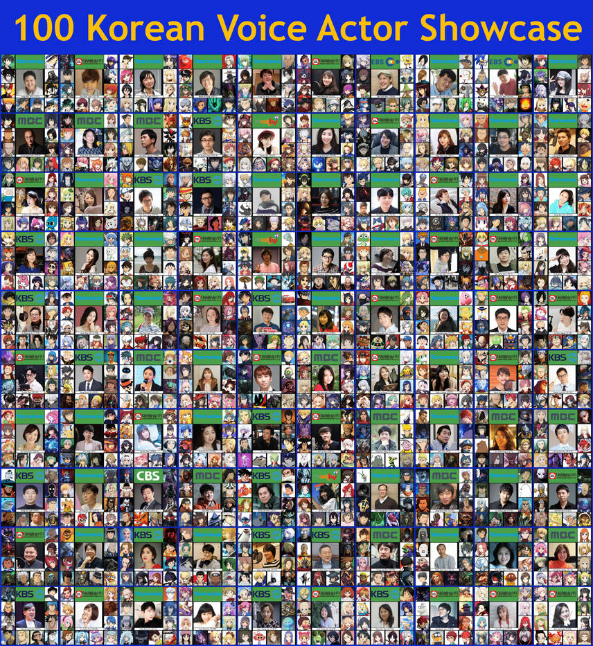 100 Korean Voice Actors Showcase By Mhultimate13dw On Deviantart 100 Korean Voice Actors Showcase By Mhultimate13dw On Deviantart