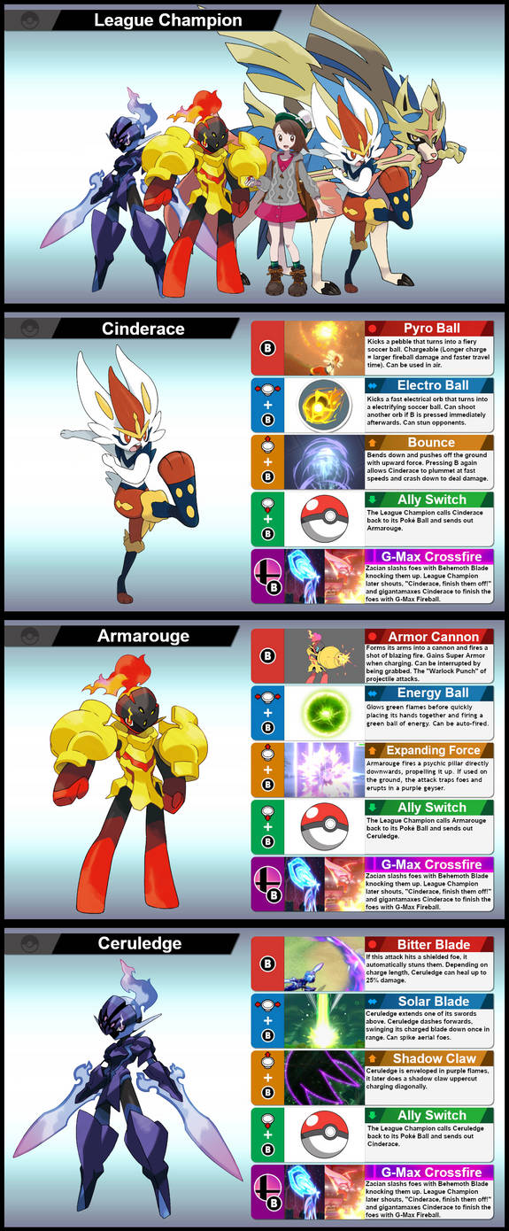 Ssb Move Set Smash Bros Moveset Idea #1 (League Champion) by MHUltimate2013DW on ...