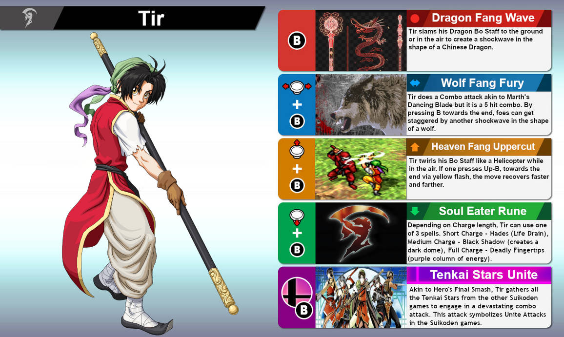Ssb Move Set Smash Bros Moveset Idea #4 (Tir) by MHUltimate2013DW on DeviantArt