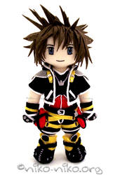 KH2 - Sora Plushie by momoiro-machiko