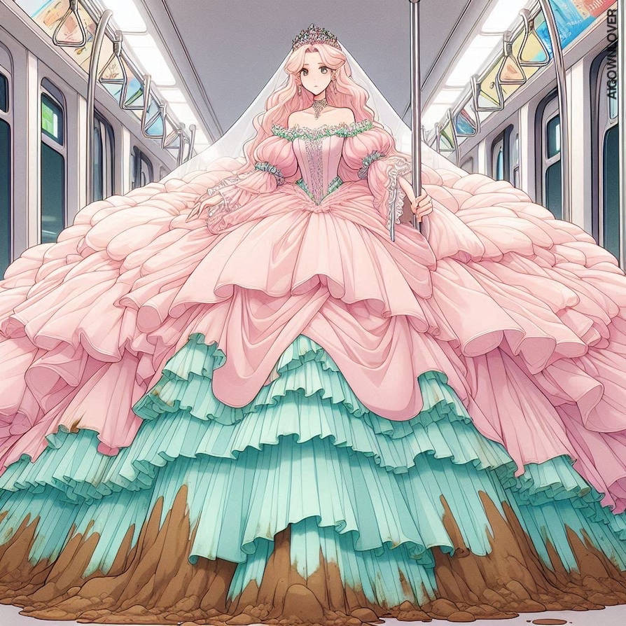 Subway Ride 64 by AIGownLover on DeviantArt