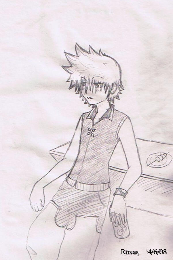 Roxas-Cool sip of Coke by katsunamiyashida on DeviantArt