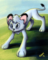 Kimba, the white lion