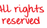All Rights Reserved Stamp
