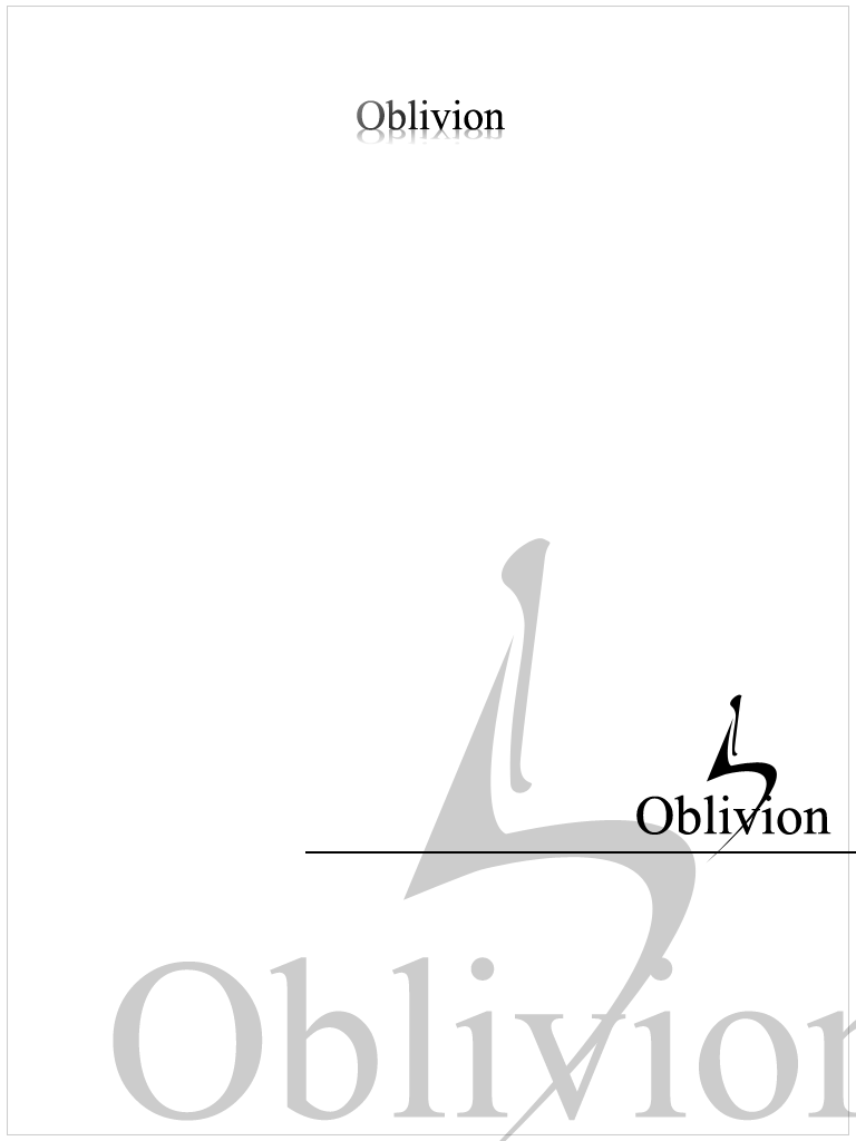 Oblivion logo