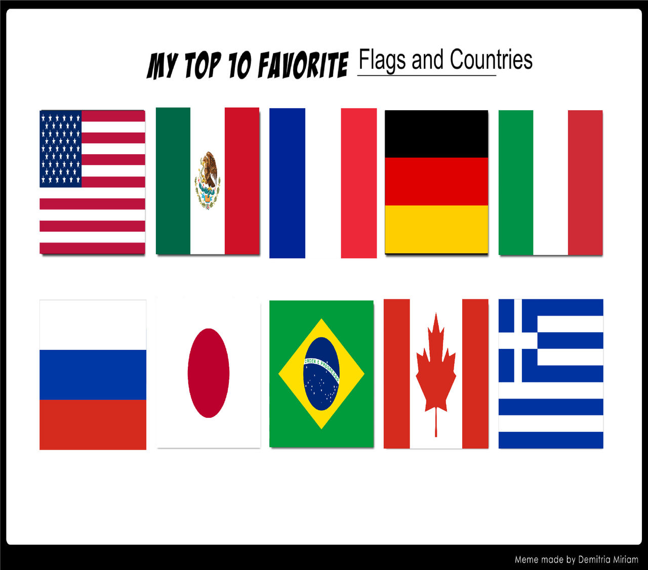 Rate Flags My Top 10 Favorite Flags and Countries by Perro2017 on DeviantArt